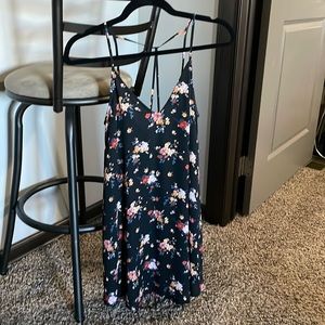 Black shift style dress